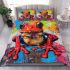 Red frog with big eyes bedding set