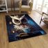 Regal owl and magical cups area rugs carpet