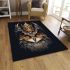 Royal owl majesty illustration area rugs carpet