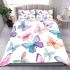 Seamless pattern of colorful butterflies bedding set