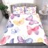 Seamless pattern of colorful butterflies bedding set