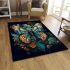 Serene butterfly haven area rugs carpet