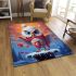 Serene winter owl area rugs carpet