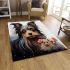 Shih tzu and friends at home area rugs carpet