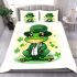 St pansy the frog cute cartoon character bedding set