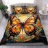 Stained glass butterfly elegance bedding set