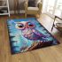 Starry night owl area rugs carpet