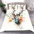 Stunning deer head design bedding set