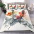 Subtle elegance simple floral patterns bedding set