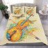 Summer dragonflies dancing to the tune of violin bedding set