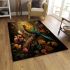 Symphony of colors a vibrant gathering of avian beauty area rugs carpet