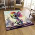 Tea time with green dragon area rugs carpet