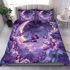 The purple butterflies dance gracefully in the sky bedding set