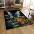 Tranquil butterfly oasis area rugs carpet