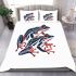 Tribal frog motif bedding set