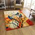 Unity in diversity abstract birds area rugs carpet