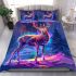 Vector illustration of a deer bedding set