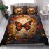 Vibrant beauty the butterfly's resting place bedding set