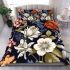 Vibrant floral composition bedding set