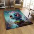Whimsical creature with friends area rugs carpet