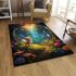 Whimsical forest wanderer area rugs carpet