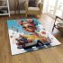 Whimsical waterside adventure area rugs carpet