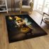 Whimsical wizard bee a magical moment area rugs carpet