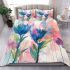 Whispers of nature minimalist floral imagery bedding set