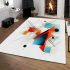 Abstract geometric composition area rugs carpet