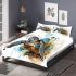 Abstract ocean turtle bedding set