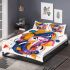 Abstract painting in the style of abstract graffiti bedding set