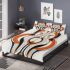 Abstract symmetrical line drawing bedding set