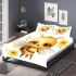 Adorable baby honey bee with big eyes bedding set