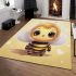 Adorable chibi bee area rugs carpet