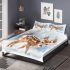 Baby deer in the snow bedding set