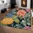 Beautiful bouquet on wooden table area rugs carpet