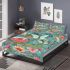 Beautiful butterflies and flowers pattern bedding set