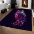 Beautiful colorful owl area rugs carpet