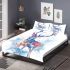 Beautiful deer in the style of watercolor bedding set