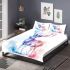 Beautiful deer in the style of watercolor bedding set