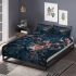 Beautiful deer with flowers on antlers bedding set