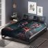 Beautiful deer with flowers on antlers bedding set