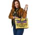 Beautiful dragonfly swirling colors leather Chic Stylish Tote Bag & Women Totes: Perfect Gift for Girlfriend | Crossbody, Purse, Handbag