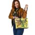 Beautiful dragonfly swirling colors leather Chic Stylish Tote Bag & Women Totes: Perfect Gift for Girlfriend | Crossbody, Purse, Handbag