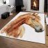 Beautiful horse head area rugs carpet