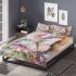 Beautiful watercolor painting of butterflies and flowers bedding set