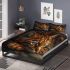 Bengal cat as a mythological creature bedding set