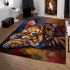 Bengal cat as a symbol of strength and grace area rugs carpet