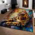 Bengal cat as a symbol of strength and grace area rugs carpet