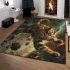 Bengal cat in epic quests area rugs carpet